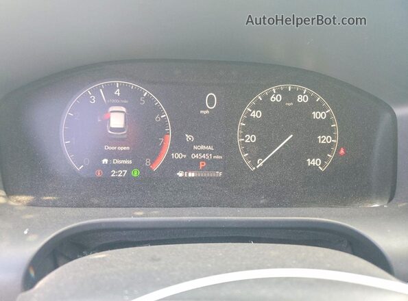 3CZRZ1H55PM700231 2023 HONDA HR-V Gray Widok zestawu wskaźników