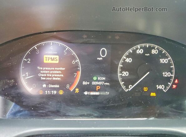 3CZRZ1H56TM700359 2026 HONDA HR-V Белый Вид щитка приборов