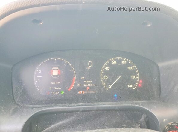 3CZRZ1H57RM701335 2024 HONDA HR-V Black Вид щитка приладів