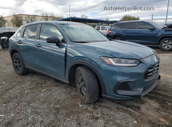 3CZRZ1H57SM708985 2025 HONDA HR-V Бирюзовый Передняя правая четверть