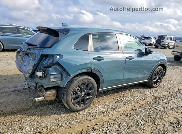 3CZRZ1H59RM741223 2024 HONDA HR-V Бирюзовый Задняя правая четверть