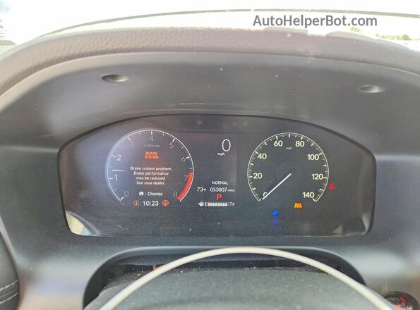 3CZRZ1H71RM742545 2024 HONDA HR-V Белый Вид щитка приборов
