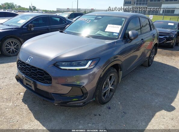 3CZRZ1H75PM712185 2023 HONDA HR-V Gray Առջևի ձախ երեք քառորդ տեսարան