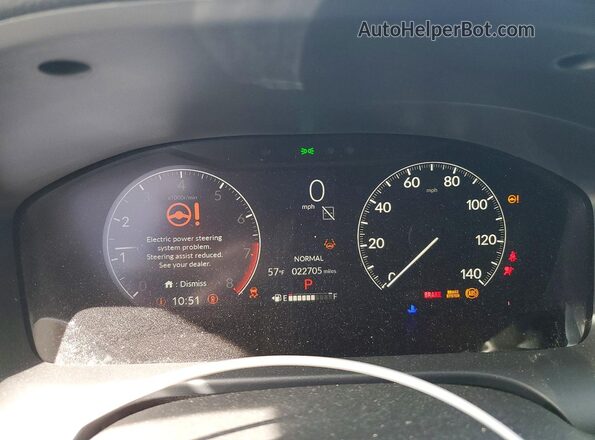 3CZRZ1H76SM732132 2025 HONDA HR-V Белый Вид щитка приборов