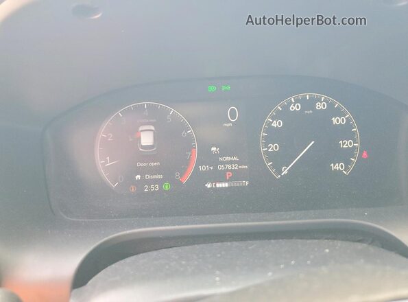 3CZRZ1H7XSM720985 2025 HONDA HR-V Красный Вид щитка приборов