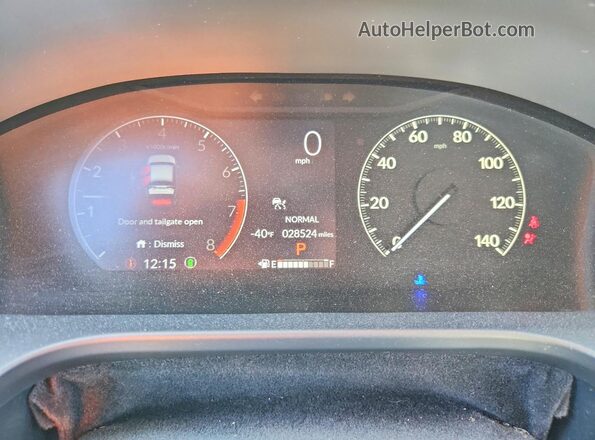 3CZRZ2H34RM765997 2024 HONDA HR-V Blue Vista del cuadro de instrumentos