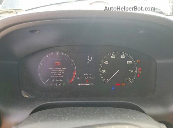 3CZRZ2H35PM743391 2023 HONDA HR-V Gray Widok zestawu wskaźników