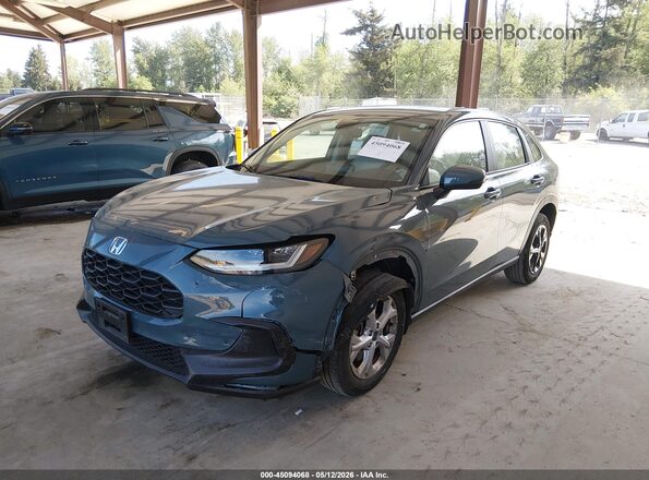 3CZRZ2H38RM727401 2024 HONDA HR-V Серый Передняя левая четверть