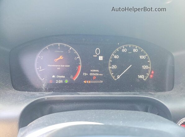 3CZRZ2H3XPM721029 2023 HONDA HR-V Gray ხელსაწყოთა პანელის ხედი