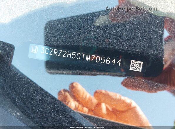 3CZRZ2H50TM705644 2026 HONDA HR-V White Widok komory silnika