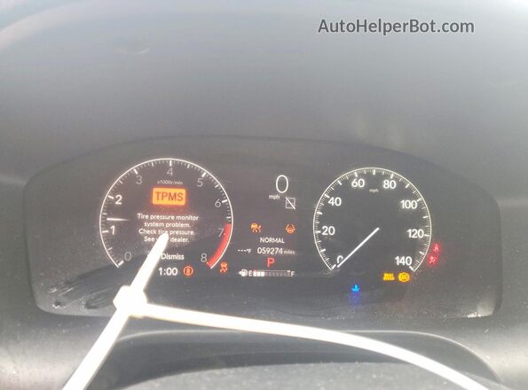 3CZRZ2H53PM705725 2023 HONDA HR-V Синий Вид щитка приборов