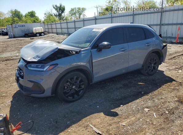 3CZRZ2H53PM749305 2023 HONDA HR-V Серый Передняя левая четверть