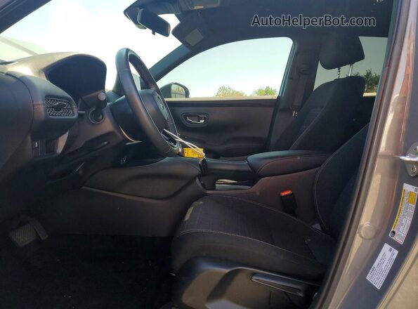 3CZRZ2H53PM749305 2023 HONDA HR-V Серый Вид салона спереди