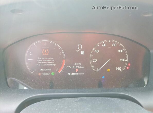 3CZRZ2H54SM746695 2025 HONDA HR-V Черный Вид щитка приборов