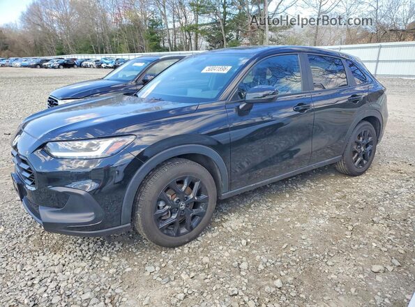 3CZRZ2H54SM746695 2025 HONDA HR-V Черный Передняя левая четверть