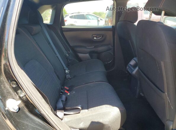 3CZRZ2H55PM722249 2023 HONDA HR-V Black Հետևի նստատեղերի տեսք