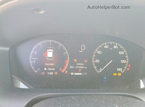 3CZRZ2H55RM709584 2024 HONDA HR-V White Вид щитка приладів