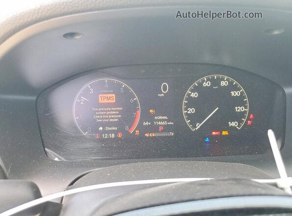 3CZRZ2H56PM701670 2023 HONDA HR-V Black Widok zestawu wskaźników