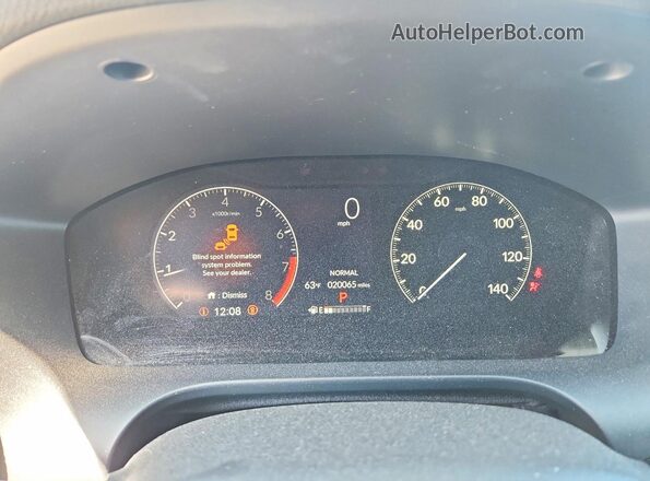 3CZRZ2H57RM728671 2024 HONDA HR-V Gray Սարքավորումների վահանակի տեսք