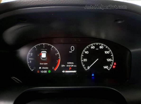 3CZRZ2H57SM770943 2025 HONDA HR-V Teal Вид щитка приладів