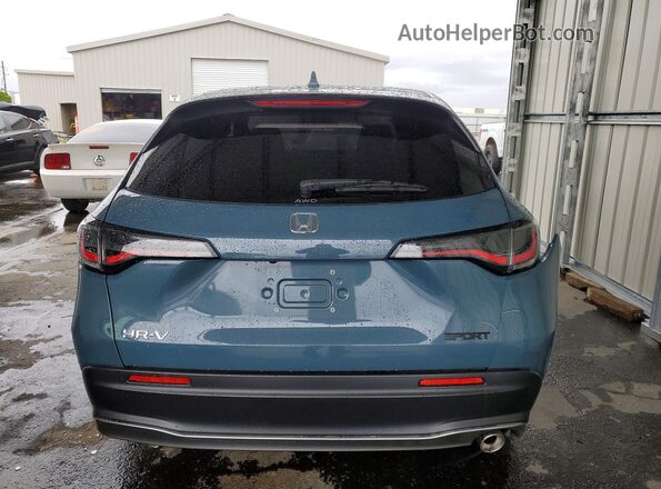 3CZRZ2H57SM770943 2025 HONDA HR-V Teal Вид ззаду
