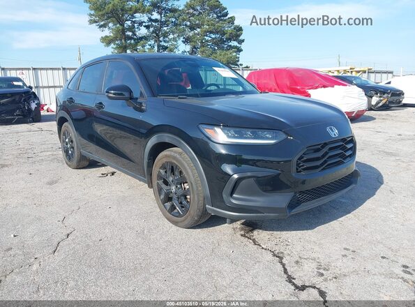 3CZRZ2H58RM756138 2024 HONDA HR-V Черный Передняя правая четверть