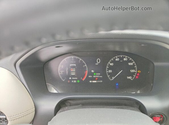 3CZRZ2H74SM752773 2025 HONDA HR-V Gray Вид щитка приладів