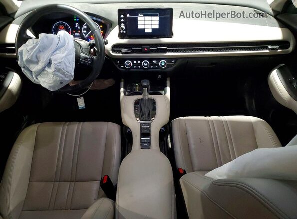3CZRZ2H77PM750605 2023 HONDA HR-V Blue Dashboard view
