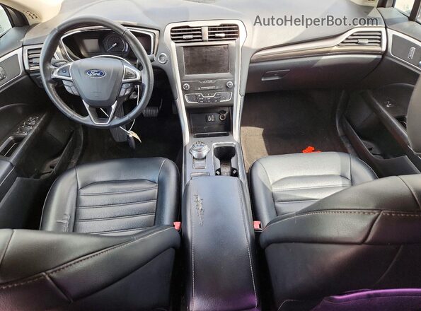 3FA6P0CD0LR131668 2020 FORD FUSION Gray Вид панелі приладів