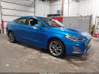 2020 Ford Fusion Sel Синий vin: 3FA6P0CD0LR232533