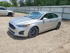 2019 Ford Fusion Sel Silver vin: 3FA6P0CD1KR238310