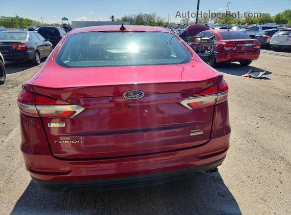 3FA6P0CD1LR206460 2020 FORD FUSION Red Widok z tyłu
