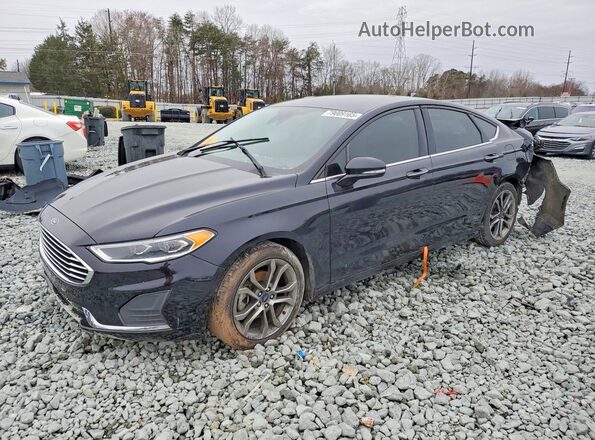 3FA6P0CD1LR248174 2020 FORD FUSION Black Przód lewy