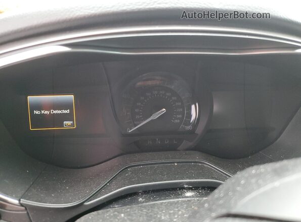 3FA6P0CD1LR248174 2020 FORD FUSION Black Widok zestawu wskaźników
