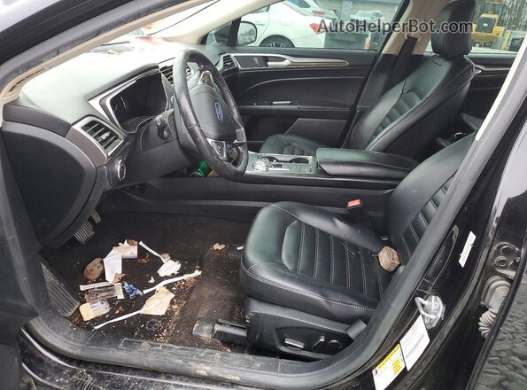 3FA6P0CD1LR248174 2020 FORD FUSION Black Widok wnętrza z przodu