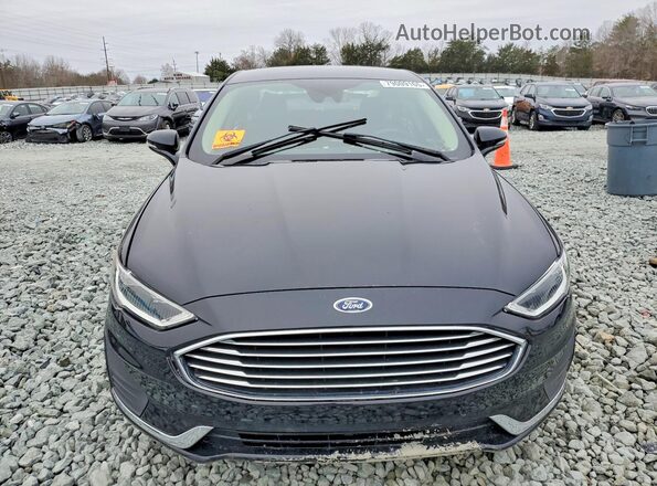 3FA6P0CD1LR248174 2020 FORD FUSION Black Widok z przodu
