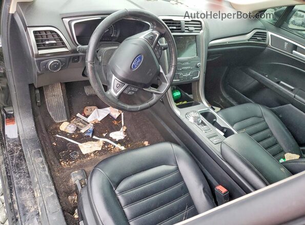 3FA6P0CD1LR248174 2020 FORD FUSION Black Widok deski rozdzielczej