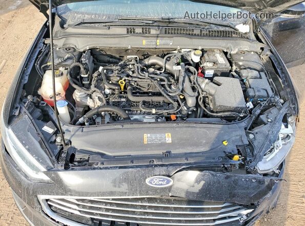 3FA6P0CD2KR261031 2019 FORD FUSION Charcoal უკანა სალონის ხედი