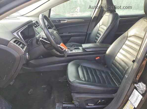 3FA6P0CD2KR261031 2019 FORD FUSION Charcoal წინა სალონის ხედი