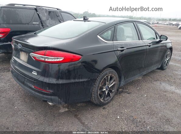 3FA6P0CD3LR196269 2020 FORD FUSION Black Trasero derecho