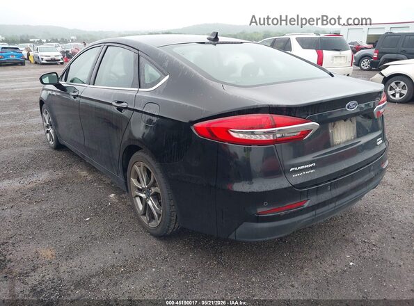3FA6P0CD3LR196269 2020 FORD FUSION Black Trasero izquierdo