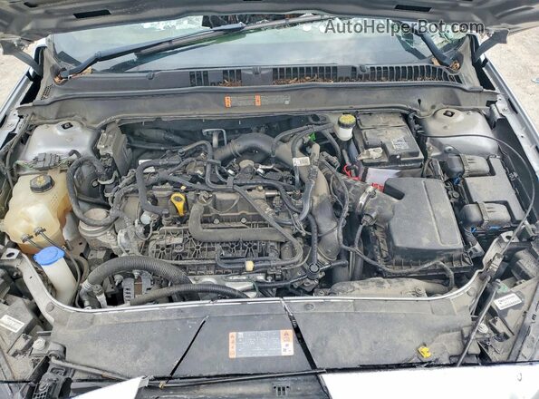 3FA6P0CD3LR196627 2020 FORD FUSION Серебряный Вид задней части салона