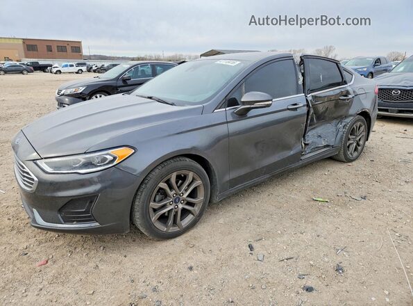 3FA6P0CD4LR193834 2020 FORD FUSION Серый Передняя левая четверть