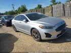 2019 Ford Fusion Sel Silver vin: 3FA6P0CD5KR233417