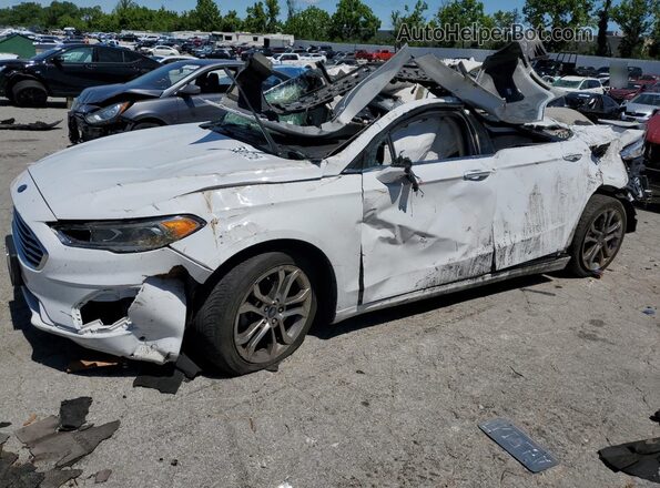 3FA6P0CD5LR154556 2020 FORD FUSION White Front left