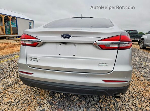 3FA6P0CD7KR238053 2019 FORD FUSION Silver Widok z tyłu