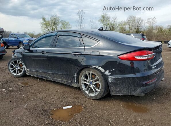3FA6P0CD7LR163758 2020 FORD FUSION Black Tył lewy