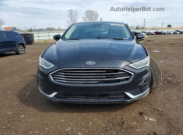 3FA6P0CD7LR163758 2020 FORD FUSION Black Widok z przodu