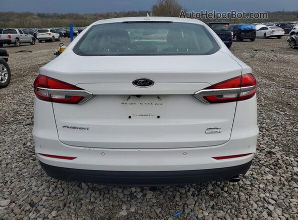 3FA6P0CD8KR236599 2019 FORD FUSION White უკანა ხედი