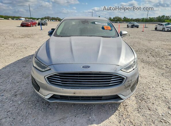3FA6P0CD9LR154298 2020 FORD FUSION Серебряный Вид спереди